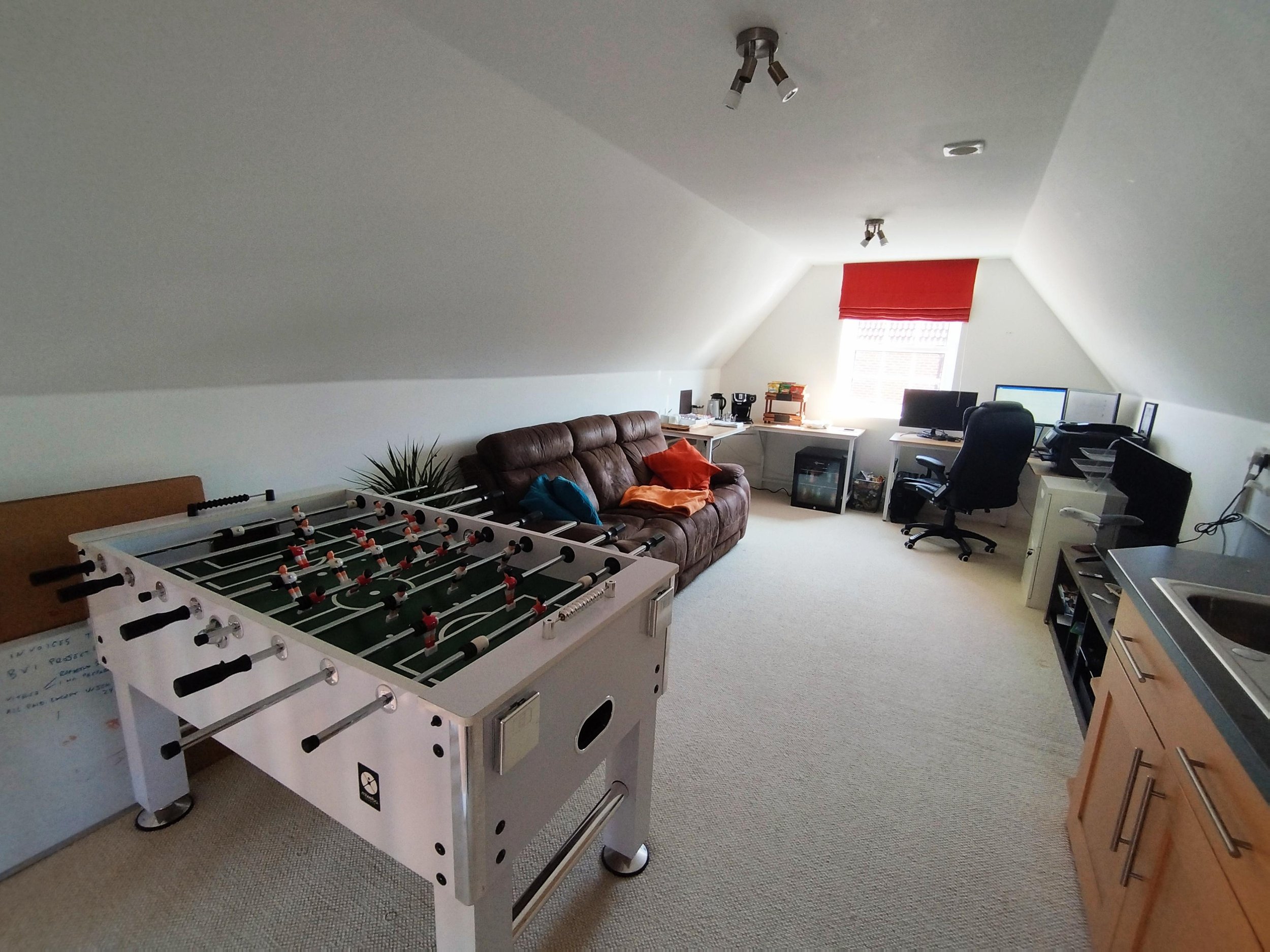 Spacious and comfortable lounge seating area